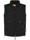 Parajumpers Logo-patch Padded Gilet In Black