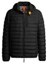 Parajumpers Last Minute Mens Hooded Down Padded Jacket In Black