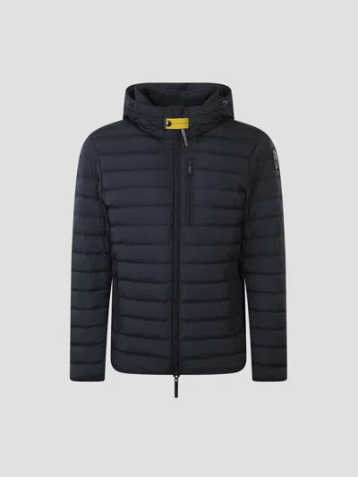 Parajumpers Last Minute Hooded Down Jacket In Black
