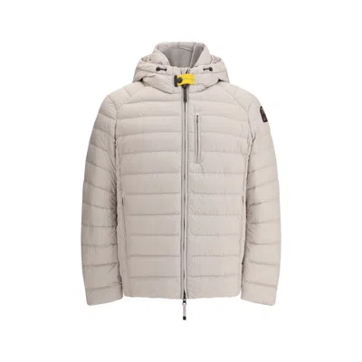 Parajumpers Last Minute Hooded Down Jacket In Neutral
