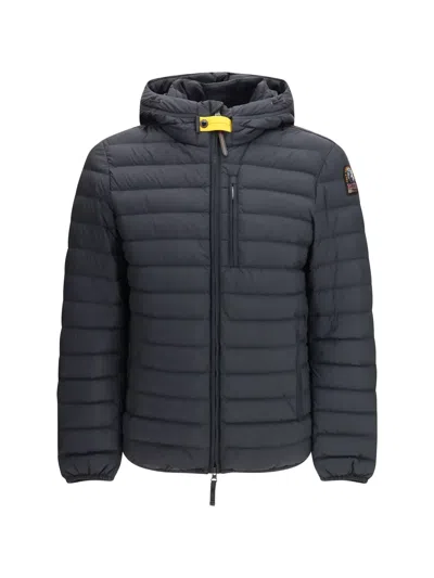 Parajumpers Last Minute Hooded Down Jacket In Black