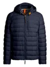 Parajumpers Last Minute Hooded Puffer Jacket In Blue