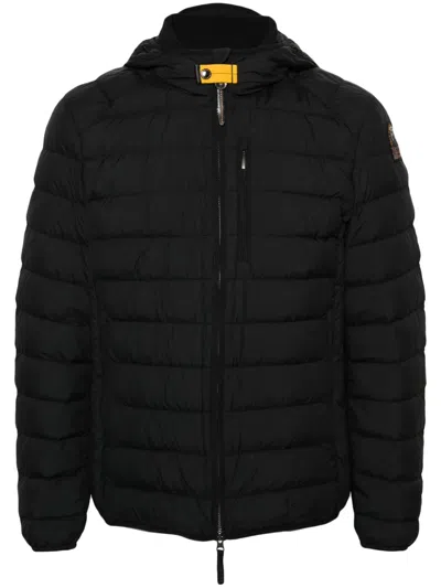 Parajumpers Last Minute Mens Hooded Down Padded Jacket In Black 541
