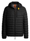 Parajumpers Last Minute Hooded Quilted Jacket In Black