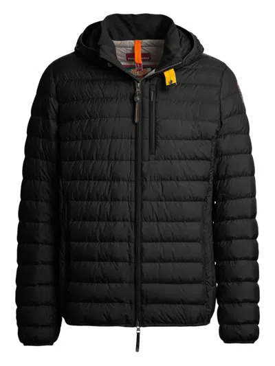 Parajumpers Last Minute Hooded Quilted Jacket In Black
