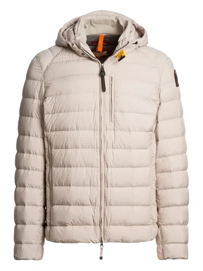 Parajumpers Last Minute Hooded Quilted Jacket In Neutral
