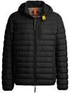 Parajumpers Last Minute Mens Hooded Down Padded Jacket In Black