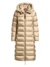 Parajumpers Leah Hooded Quilted Down Coat In Neutral