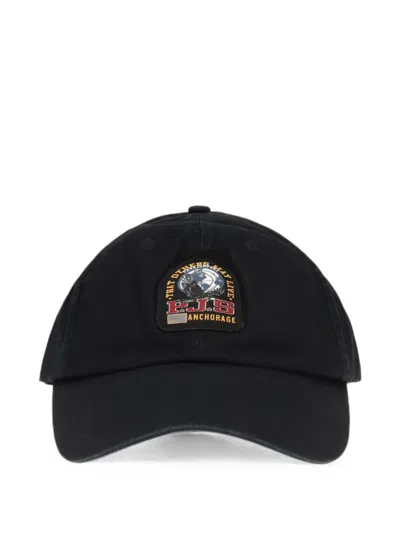 Parajumpers Leod Logo-patch Cap In Black