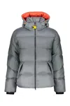 Parajumpers Lexert Hooded Down Jacket In Grey