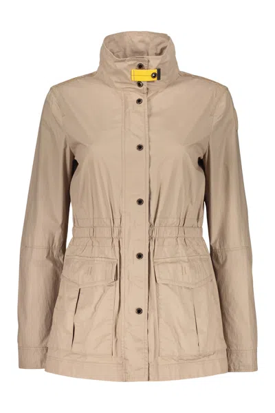 Parajumpers Button Collar Jacket In Neutral