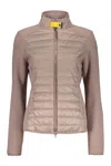 Parajumpers Lightweight Beige Jacket With Zip And Collar In Brown