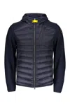 Parajumpers Nolan Quilted-design Hooded Jacket In Blue