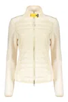Parajumpers Lightweight Beige Jacket With Modern Colored Zipper In Neutral