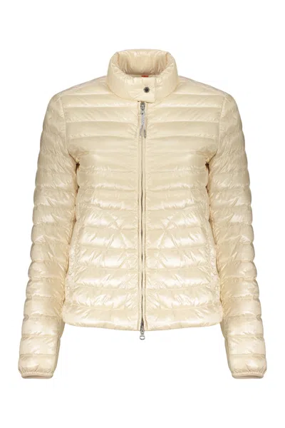 Parajumpers Lightweight Cream Quilted Jacket With Zip In Neutral