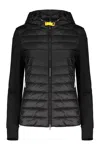 Parajumpers Lightweight Padded Jacket With Elegant Hood In Black