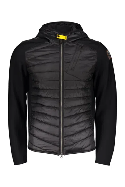 Parajumpers Lightweight Quilted Jacket With Hood In Black