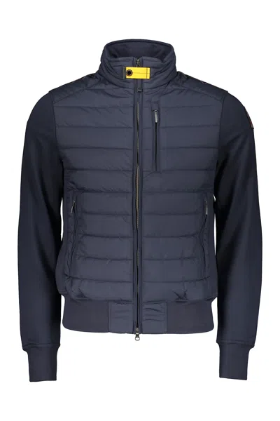Parajumpers Lightweight Sports Jacket With Elastic Sleeves In Blue
