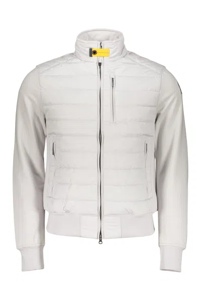 Parajumpers Lightweight Sports Jacket With Elastic Sleeves In White