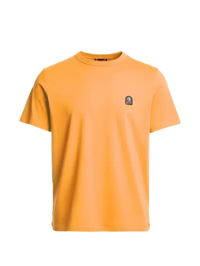 Parajumpers Logo-appliqué T-shirt In Orange