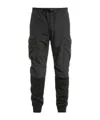Parajumpers Logo-patch Fleece Sweatpants In Black