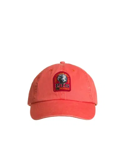 Parajumpers Logo Hat In Orange