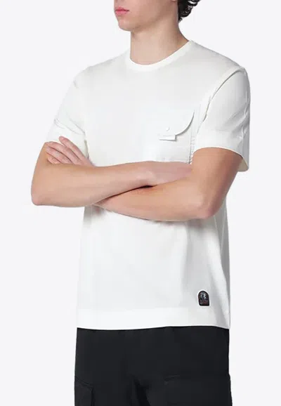Parajumpers White Malham T-shirt In Multi