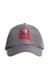 Parajumpers Logo-patch Baseball Cap In Gray
