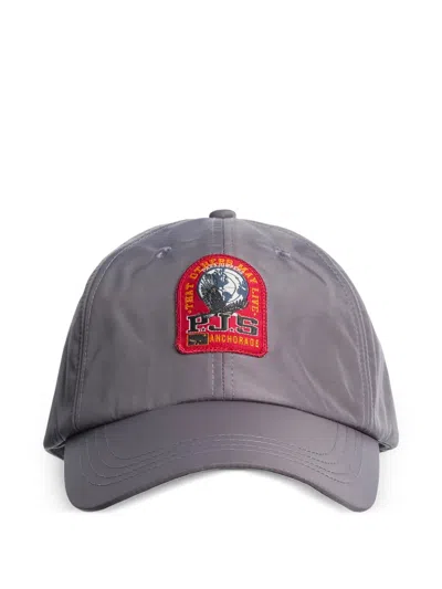 Parajumpers Logo-patch Baseball Cap In Gray