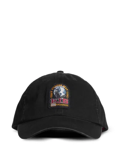 Parajumpers Logo-patch Baseball Cap In Metallic