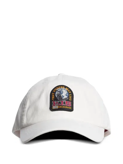 Parajumpers Logo-patch Baseball Cap In White