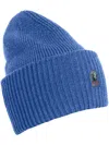 PARAJUMPERS LOGO-PATCH BEANIE HAT