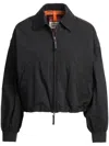 Parajumpers Logo-patch Bomber Jacket In Black