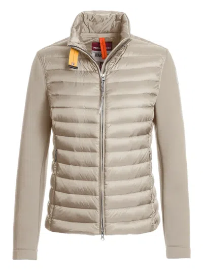 Parajumpers Logo-patch Bomber Jacket In Neutral