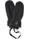 PARAJUMPERS LOGO-PATCH BOUCLÉ GLOVES