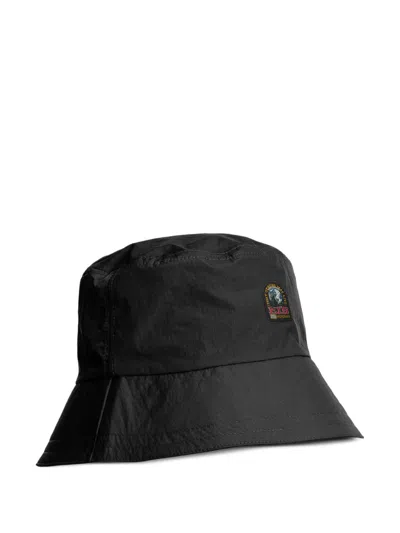 Parajumpers Logo-patch Bucket Hat In Black