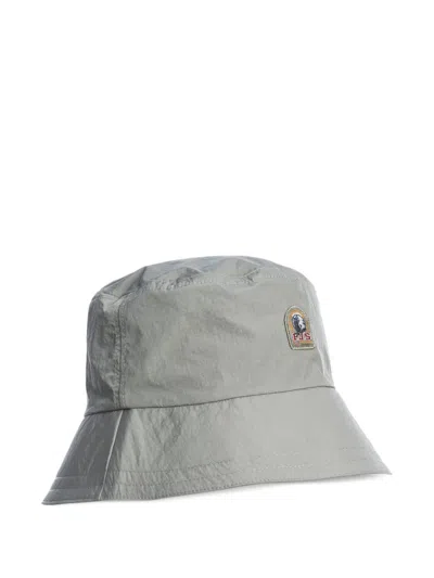Parajumpers Logo-patch Bucket Hat In Green