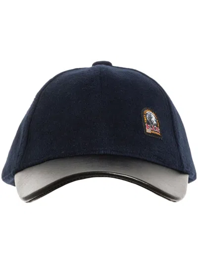 Parajumpers Logo-patch Cap In Blue