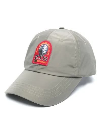 Parajumpers Logo-patch Cap In Green