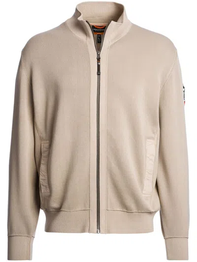 Parajumpers Logo-patch Cardigan In Neutrals
