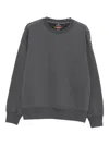 Parajumpers Logo-patch Crew-neck Sweatshirt In Gray