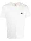Parajumpers Logo-patch Cotton T-shirt In White
