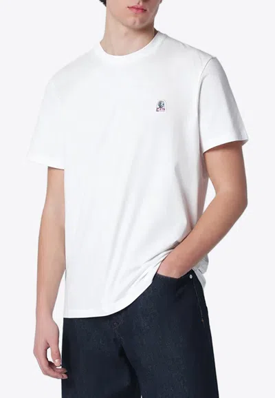 PARAJUMPERS LOGO PATCH CREWNECK T-SHIRT
