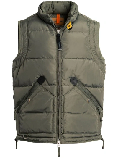 Parajumpers Logo-patch Detailing Gilet In Grey