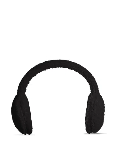 Parajumpers Logo-patch Earmuffs In Black