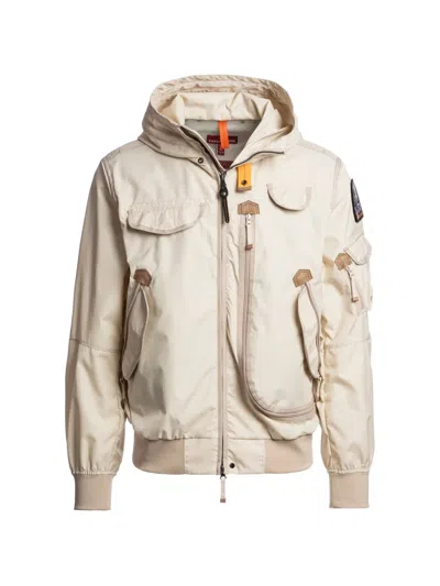 Parajumpers Logo-patch Hooded Jacket In Neutral