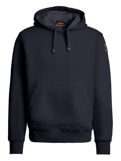 Parajumpers Logo-patch Hoodie In Blue