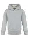 Parajumpers Logo-patch Hoodie In Gray
