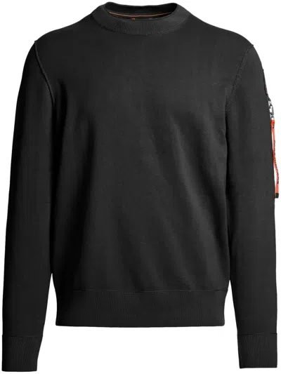 Parajumpers Logo-patch Jumper In Black