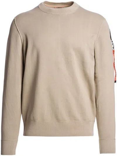 Parajumpers Logo-patch Jumper In Neutrals